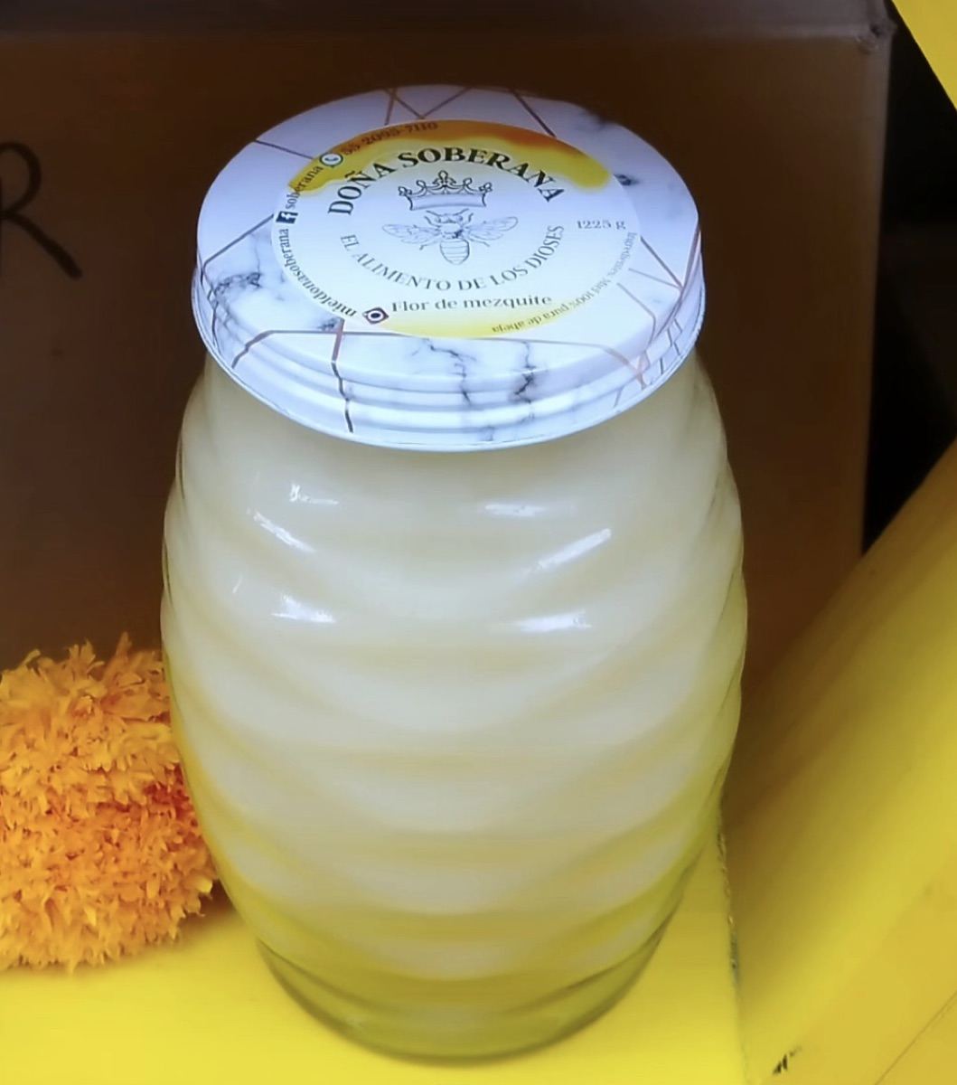 Miel blanca cremada