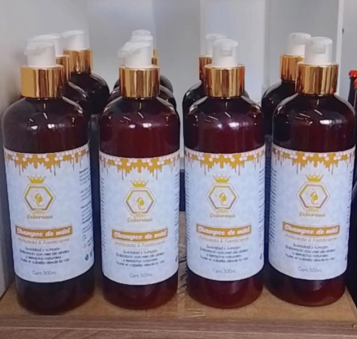 Shampoo de miel