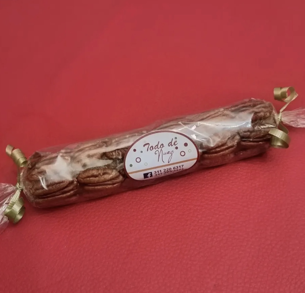 Rollo de caramelo de nuez