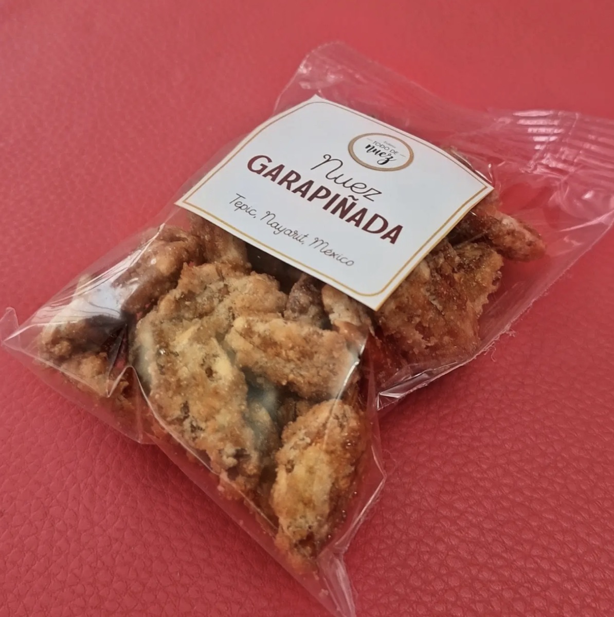 Nuez garapiñada